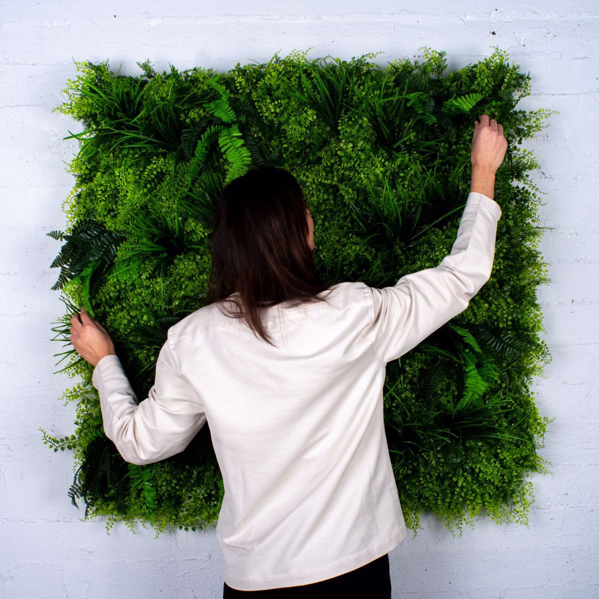 Supergreens Texniti Fullosia Fteri ''Jungle'' 100x100cm 4321-7