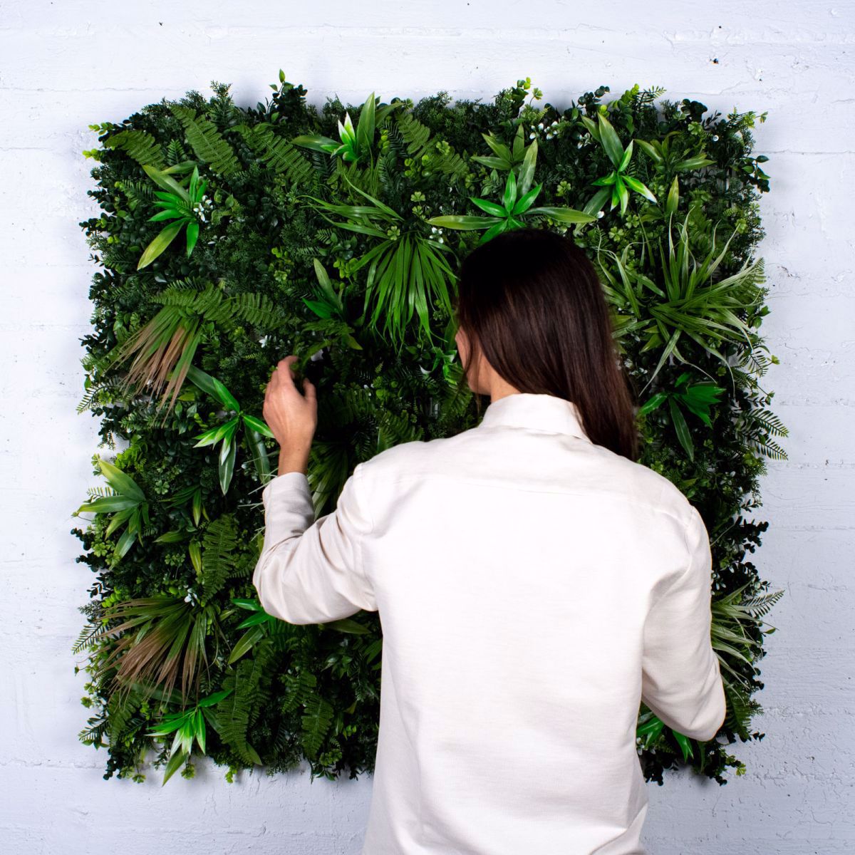 Supergreens Texniti Fullosia Fteri ''Browny'' 100x100cm 7060-7