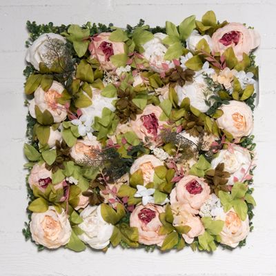 Supergreens Τεχνητή Φυλλωσιά Παιώνια με Ορτανσία 50x50cm 2361-7