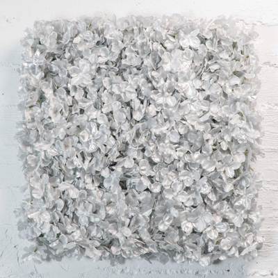 Supergreens Τεχνητή Φυλλωσιά Ορτανσία Ασημί 50x50cm 2390-7