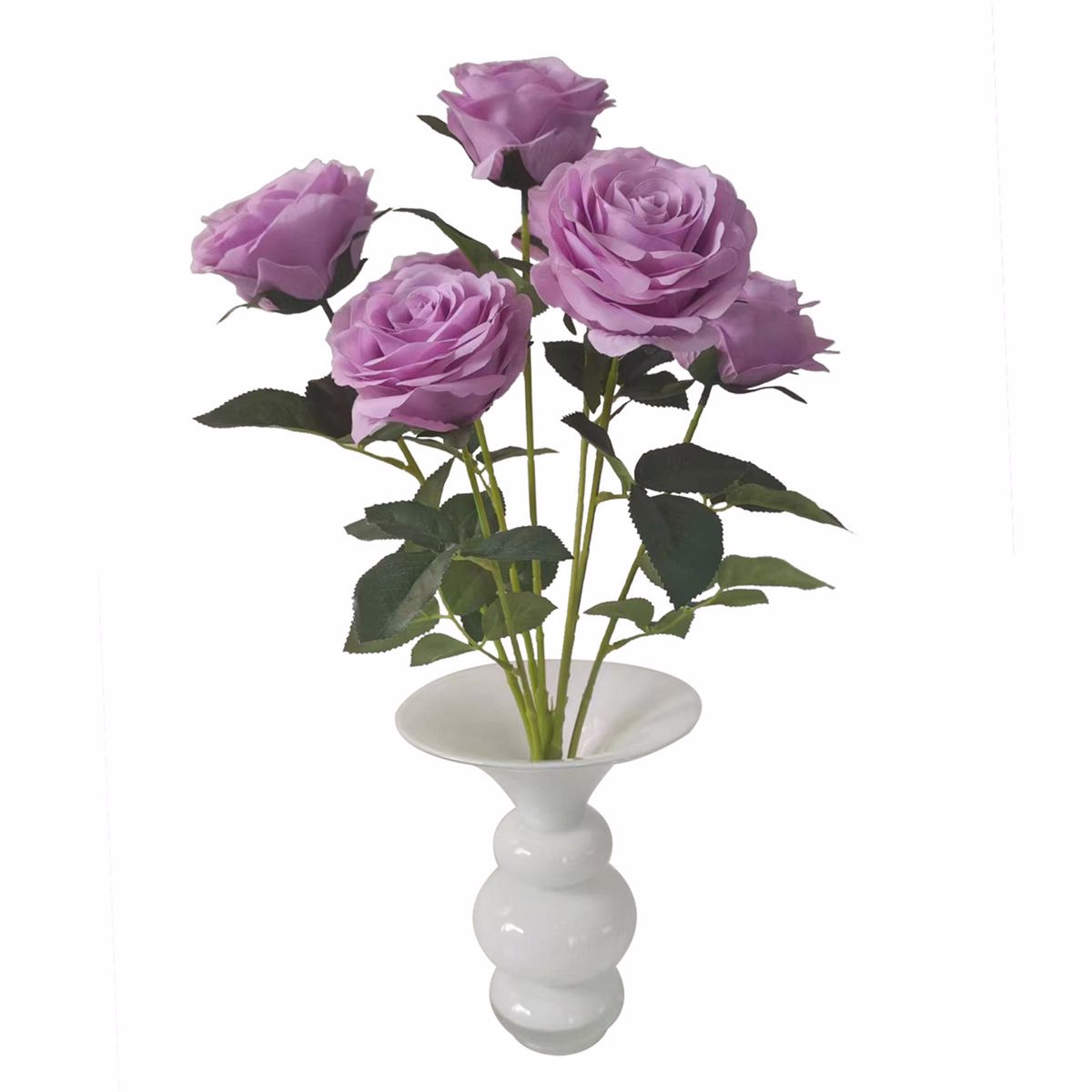 Supergreens Texnito Bouketo Triantafulla Royal Mob 55cm 8781-7