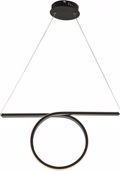 ACA Fotistiko Orofis Alouminio 'ZERO' Mavro LED 88X17X120cm HM98LEDP88BK