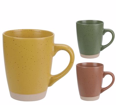 Zaros Κούπα 320ml από Stoneware σε 3 Χρώματα 12.1x8.1x10.3cm KZ264