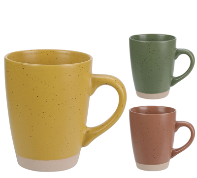 Zaros Κούπα 320ml από Stoneware σε 3 Χρώματα 12.1x8.1x10.3cm KZ264
