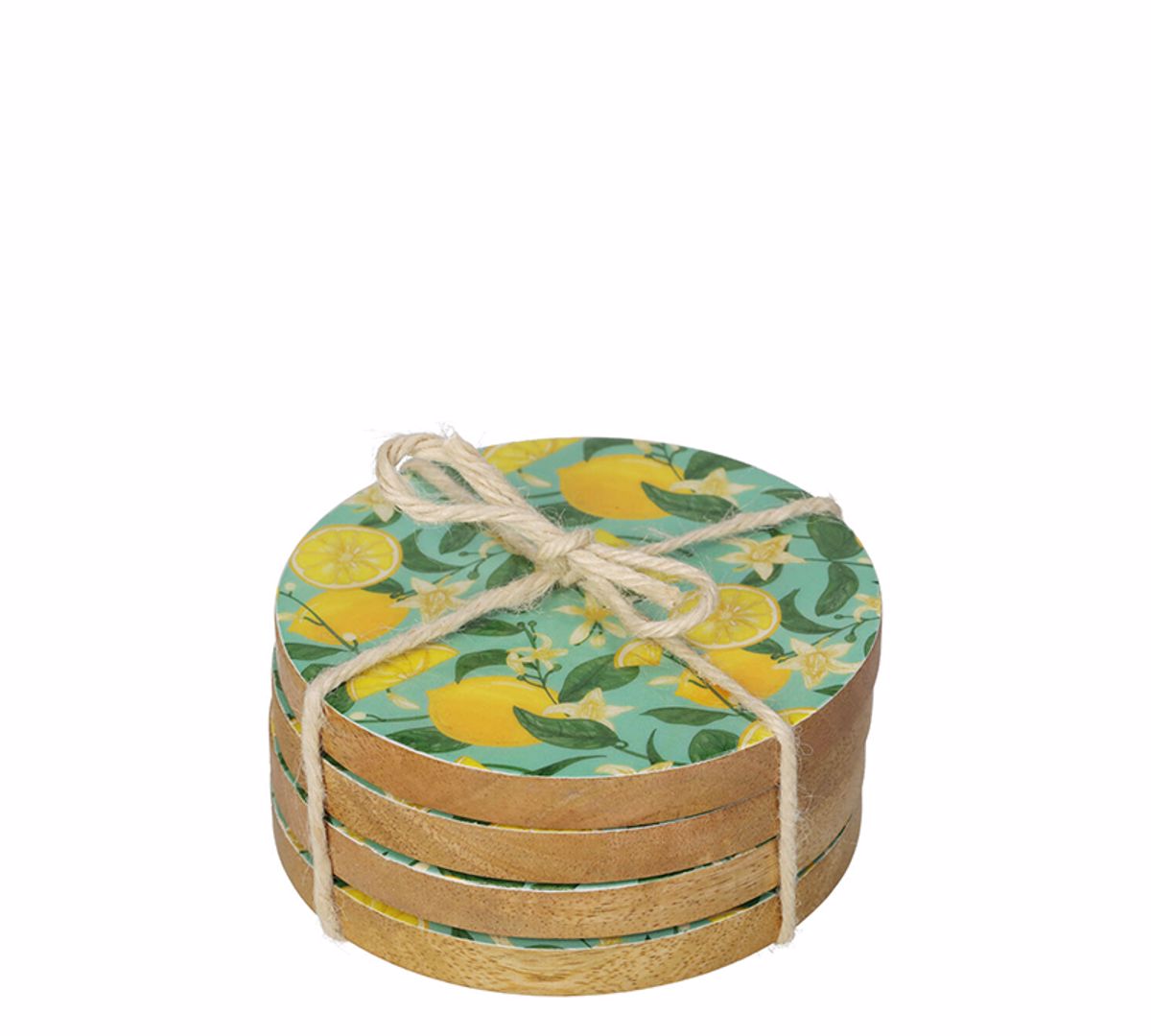 Zaros Set ton 4 Souber apo Xulo Mango Kitrino/Prasino F10x1cm XET-9825