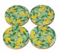 Zaros Set ton 4 Souber apo Xulo Mango Kitrino/Prasino F10x1cm XET-9825