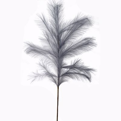 Zen Collection Τεχνητό Κλαδί Πάμπας Γκρι 80cm με 9 Κλαδιά 49315