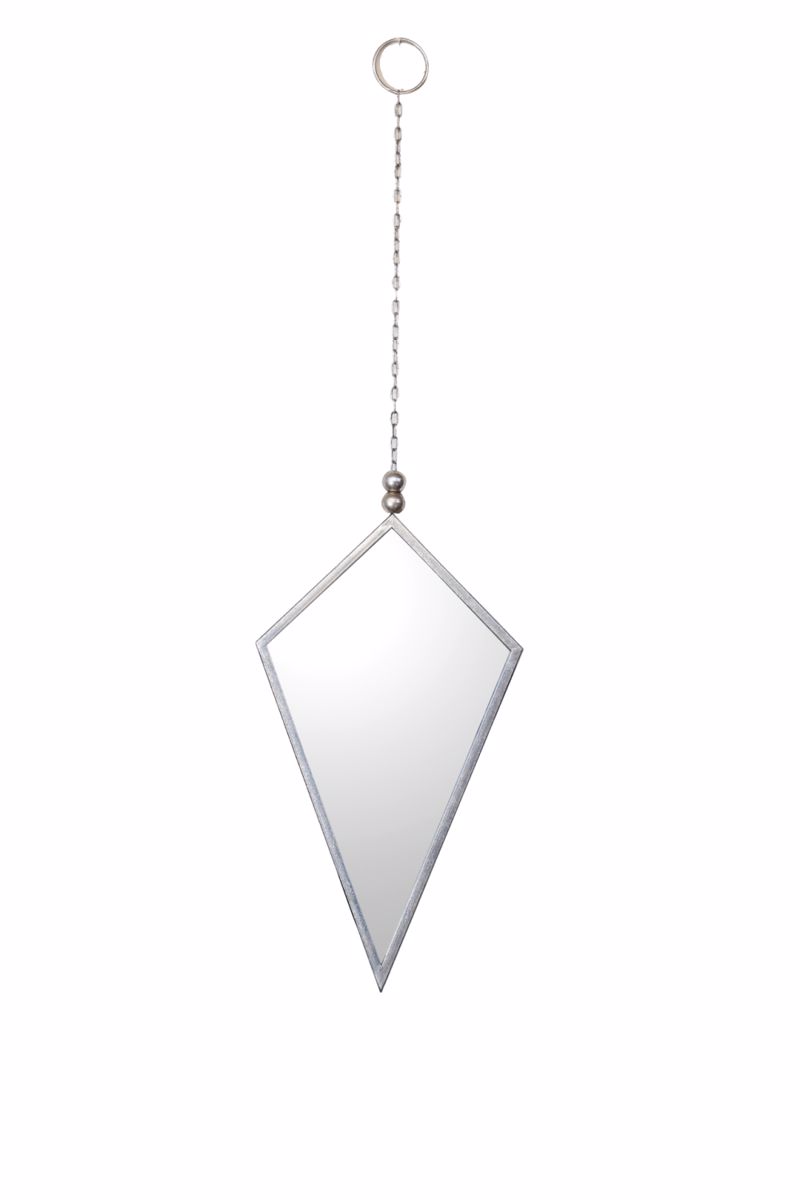 Zen Collection Kathreptis Toixou Rombos me Metalliko Asimi Plaisio 27X2,5X48,5EK 49393
