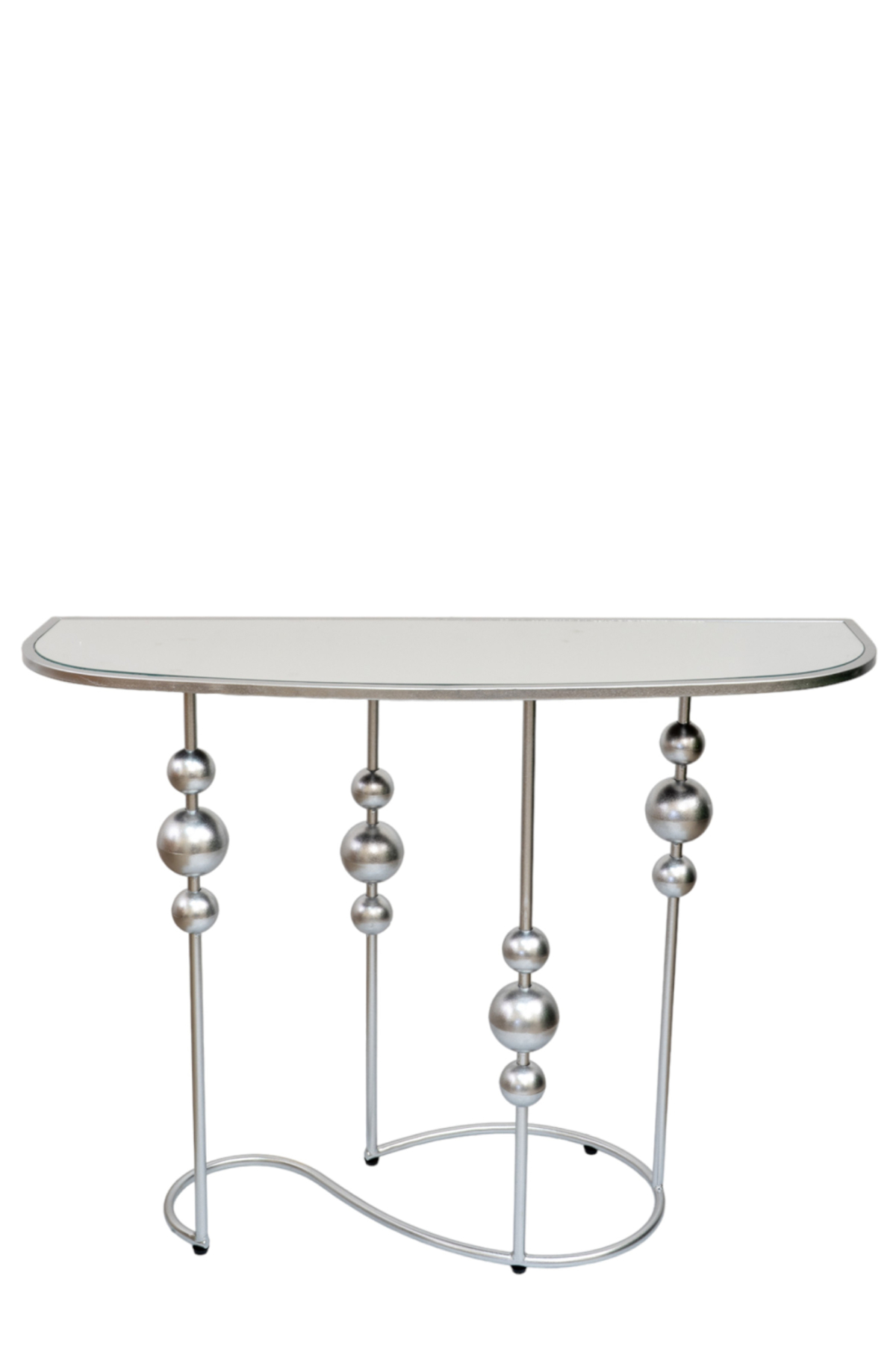 Zen Collection Konsola Metalliki Asimi Obal me Bilies 110x38x80cm 49457