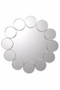 Zen Collection Kathreptis Toixou Metallikos Asimi me Kuklous F80x4cm 49458