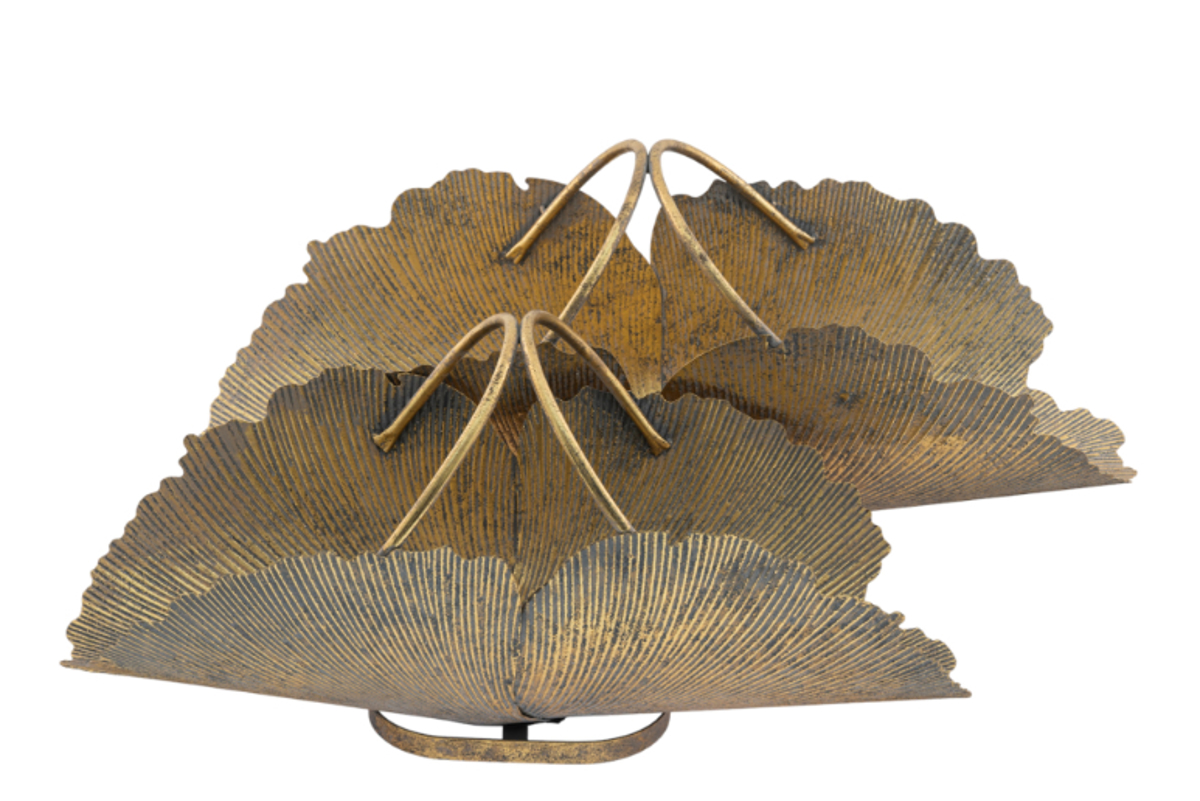 Zen Collection Set ton 2 Piatela Metalliki Xrusi me Xerouli 63.5x26x27cm/53x21x25cm 49548