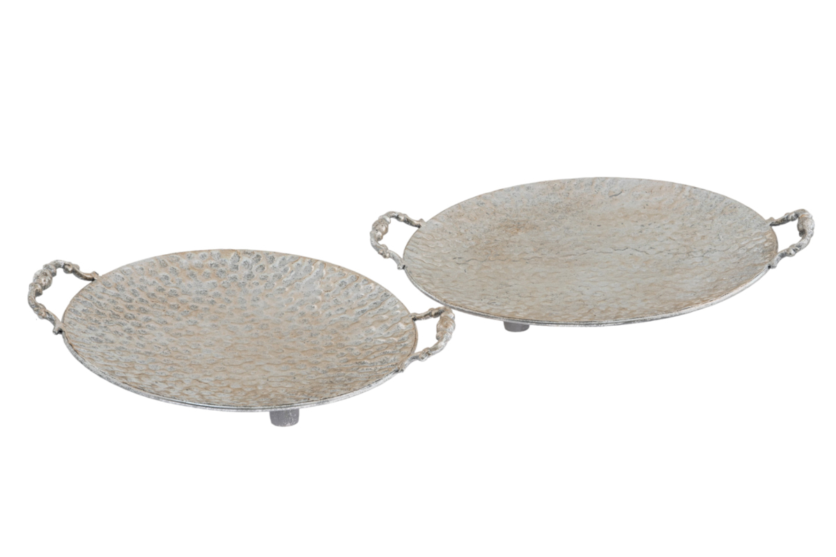 Zen Collection Set ton 2 Diskos Metallikos Asimi 41x35x7.5cm/35x29.5x7cm 49555