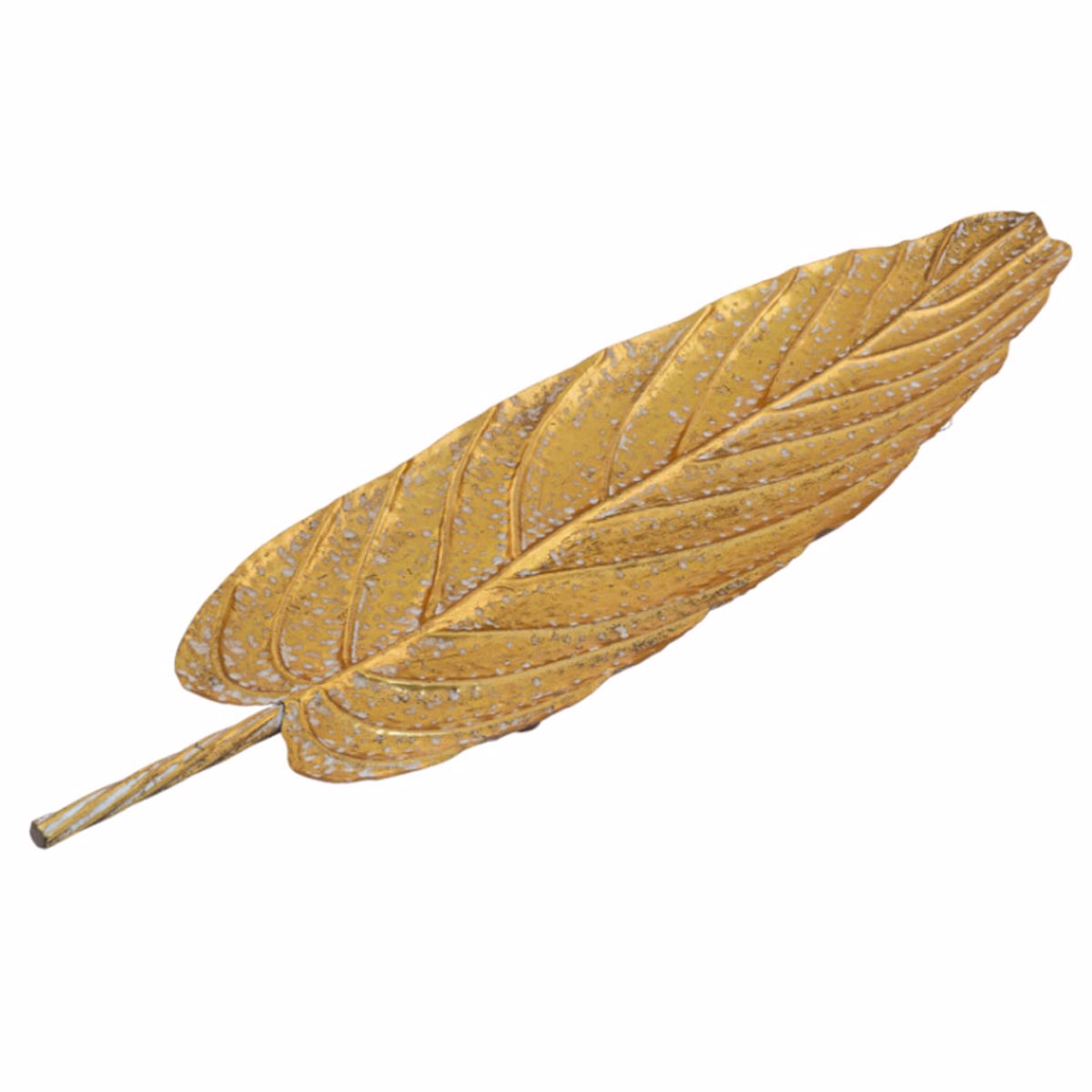 Zen Collection Diskos Metallikos Xrusos se Sxima Fullou (Megthos: Medium) 91x25x5cm