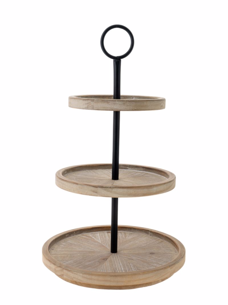 Zen Collection Stand Triplo Xulino me Metalliko Xerouli F34x56.5cm 49943