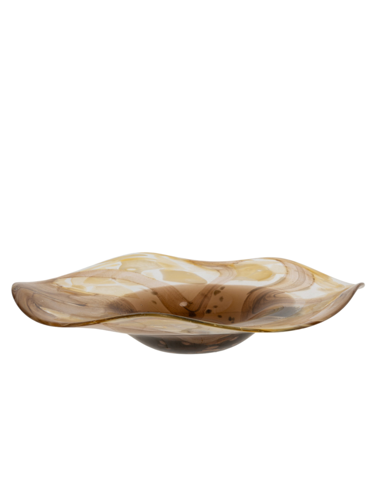 Zen Collection Diakosmitiki Piatela Gyalini Xeiropoiiti me Mob Sxedia F43x9cm 49988
